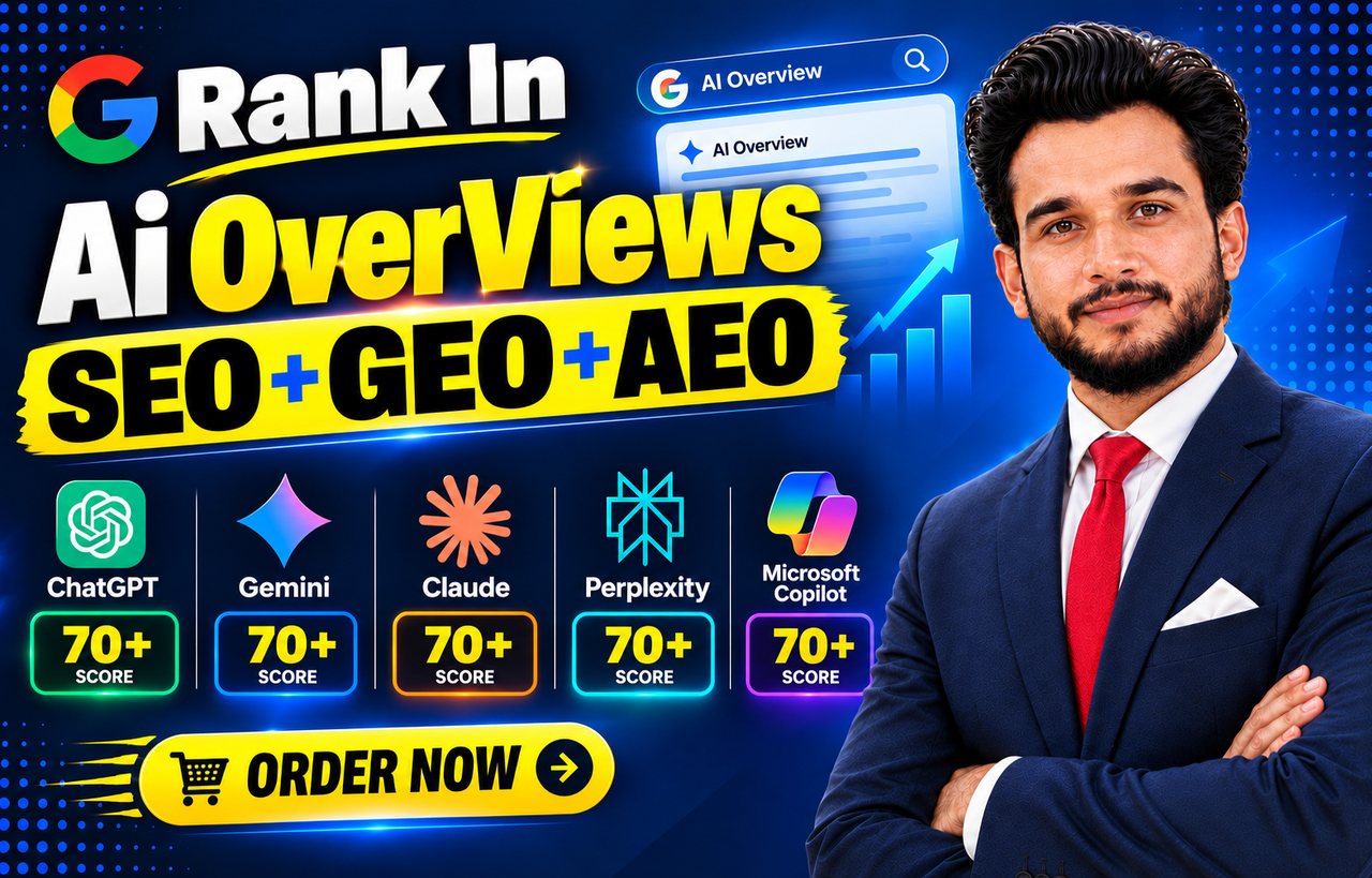 Rank in Google AI Overviews and AI tools, BlogMaster360 service