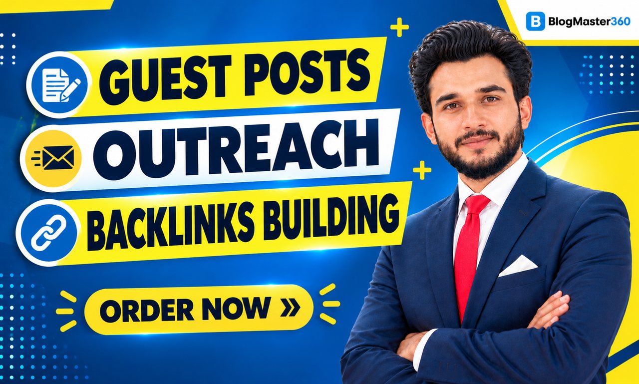 Guest posts and blogger outreach, BlogMaster360 service